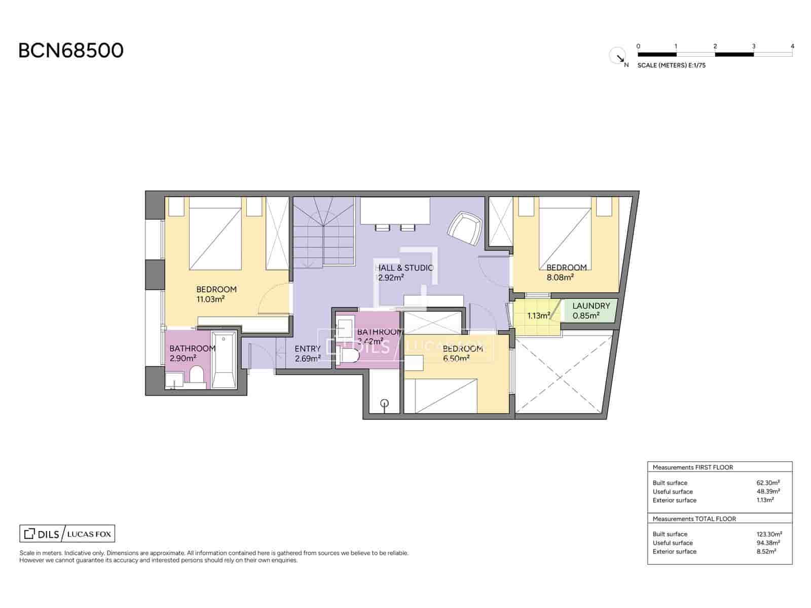 4 soverom Leilighet til salgs i Barcelona by - € 450 000 (Ref: 9769924)