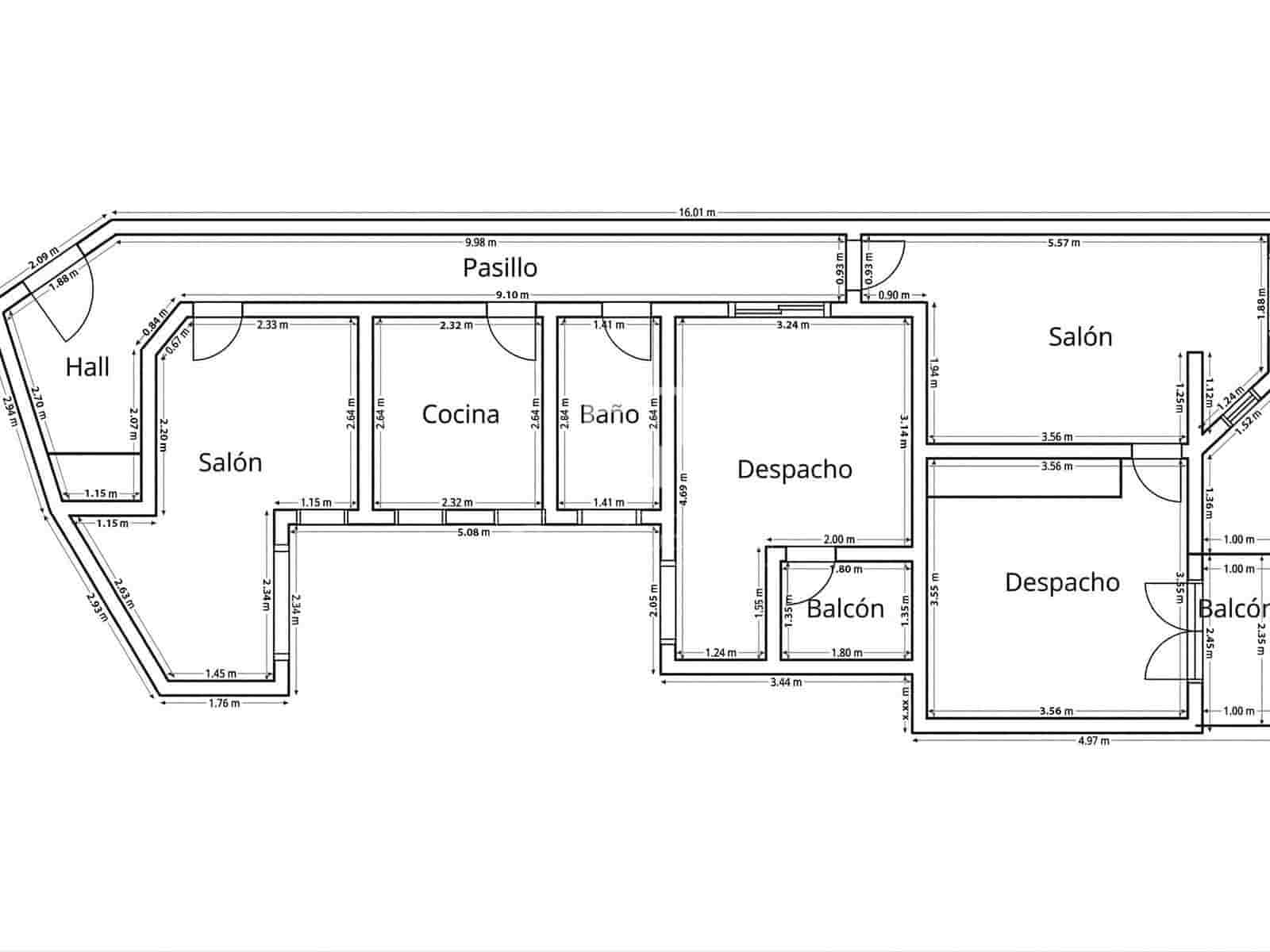 Apartamento de 3 habitaciones en Madrid ciudad en venta con garaje - 1.190.000 € (Ref: 9770965)