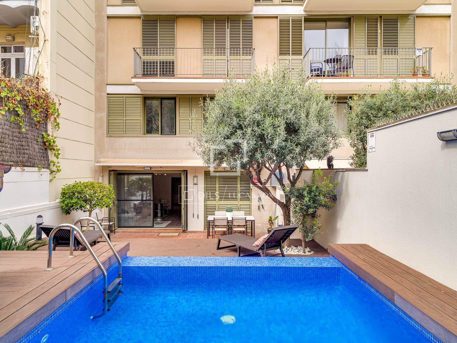 3 soveværelse Lejlighed til leje i Barcelona by med swimmingpool garage - € 4.500 (Ref: 9778992)