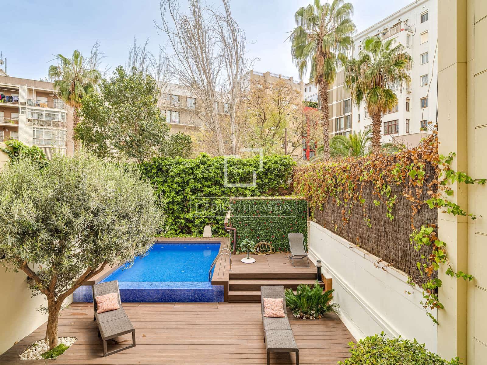 3 soveværelse Lejlighed til leje i Barcelona by med swimmingpool garage - € 4.500 (Ref: 9778992)