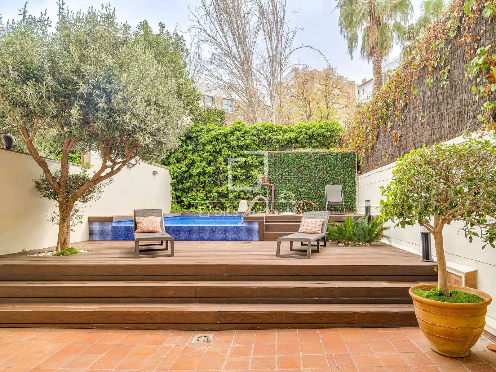 3 soveværelse Lejlighed til leje i Barcelona by med swimmingpool garage - € 4.500 (Ref: 9778992)