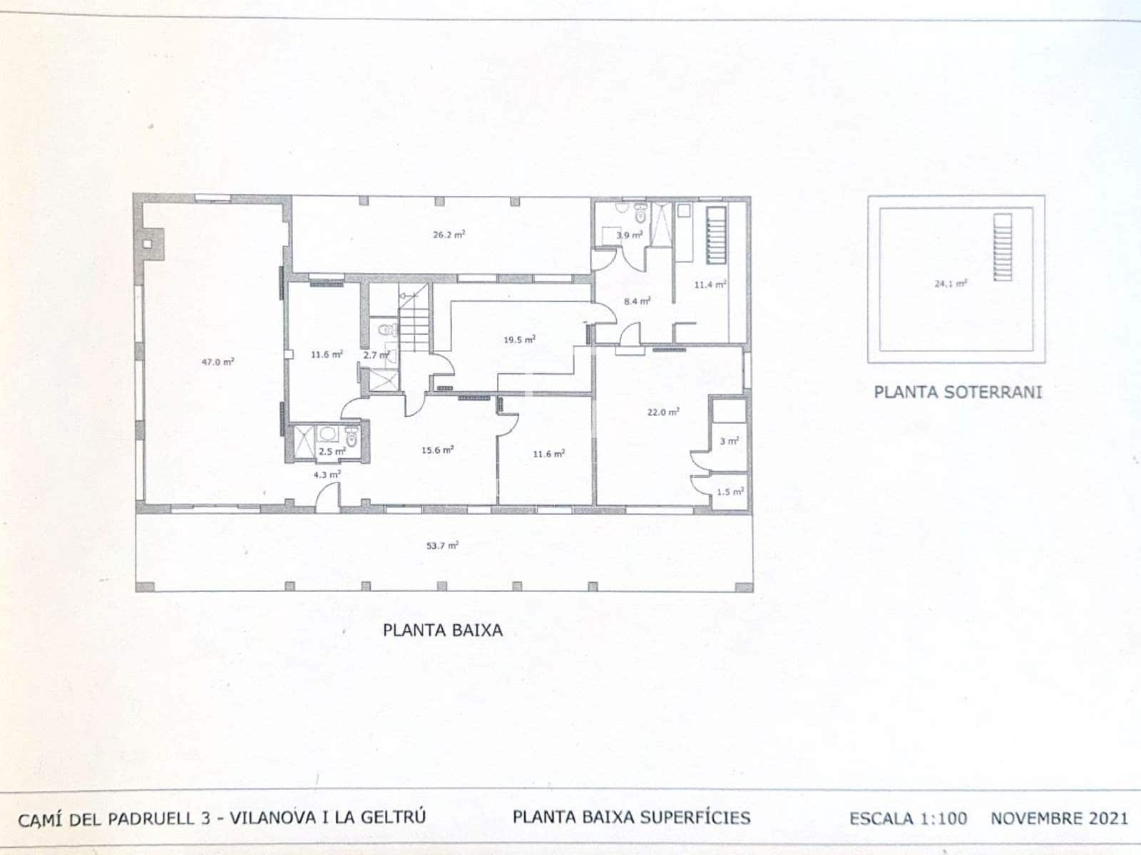 5 soverom Finca/Herregård til salgs i Vilanova i la Geltru med svømmebasseng garasje - € 2 600 000 (Ref: 9779946)