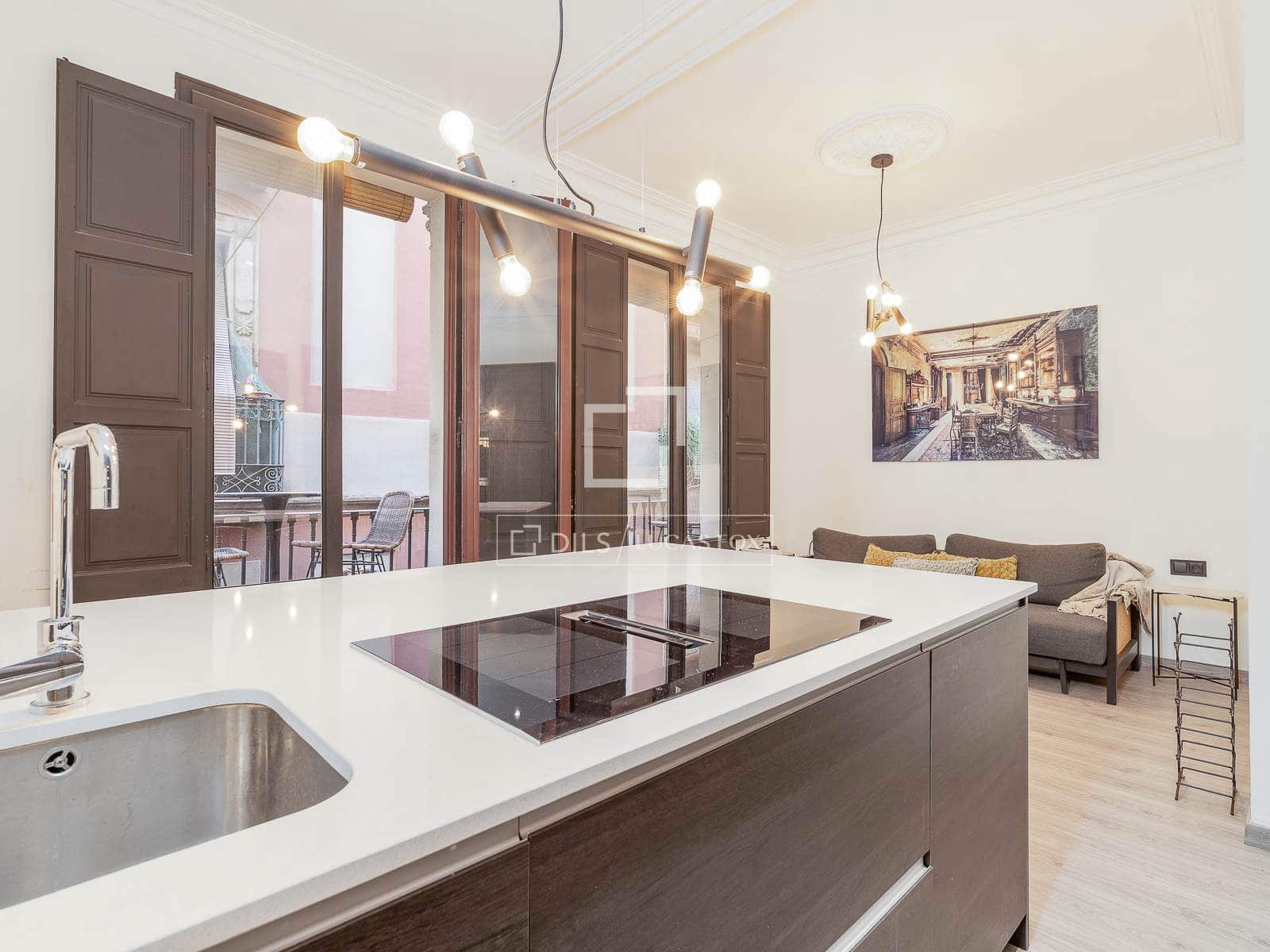 1 soverom Leilighet til salgs i Barcelona by - € 285 000 (Ref: 9782410)