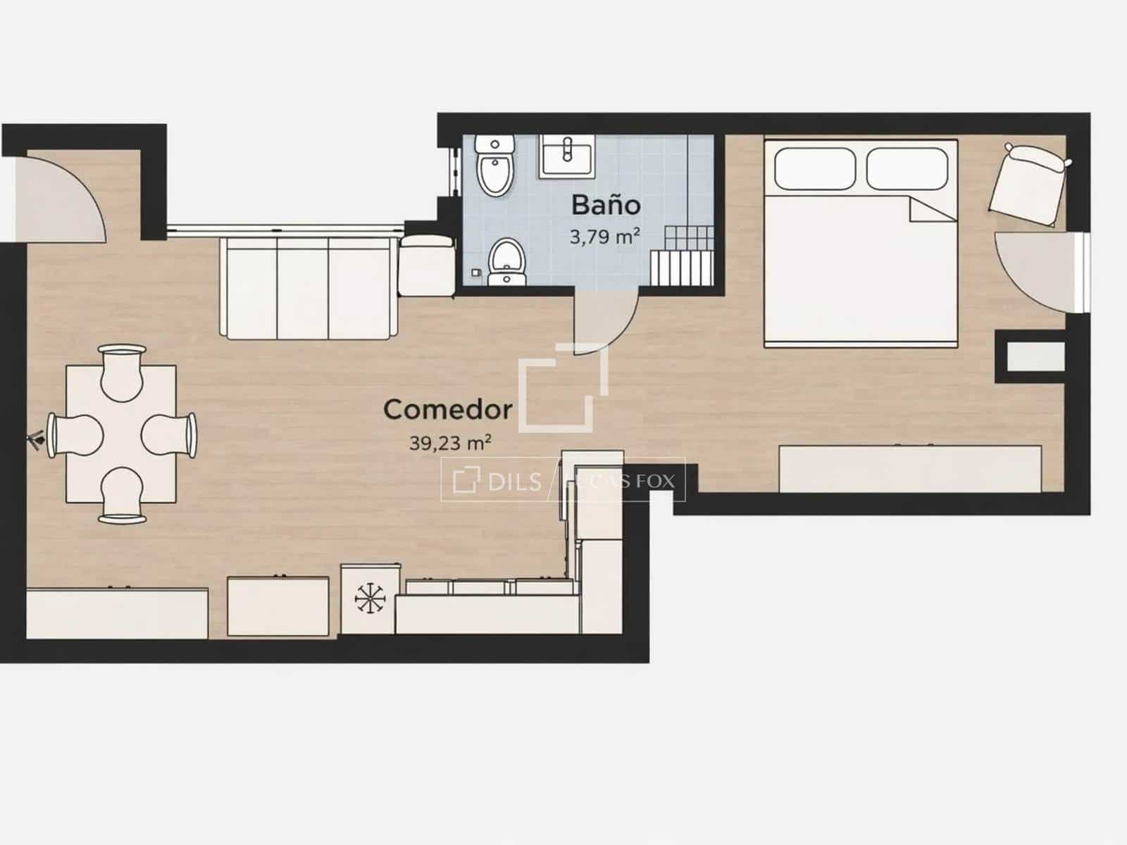 1 slaapkamer Appartement te koop in Alicante stad met zwembad - € 179.000 (Ref: 9793641)