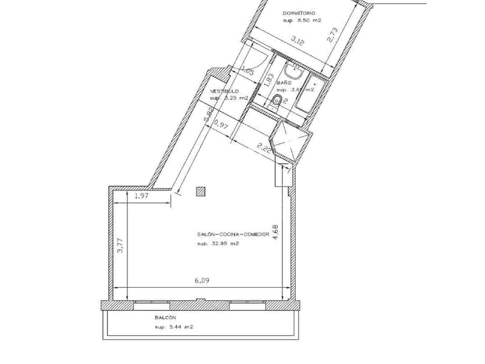 2 sovrum Lägenhet till salu i Donostia-San Sebastian - 540 000 € (Ref: 9793644)