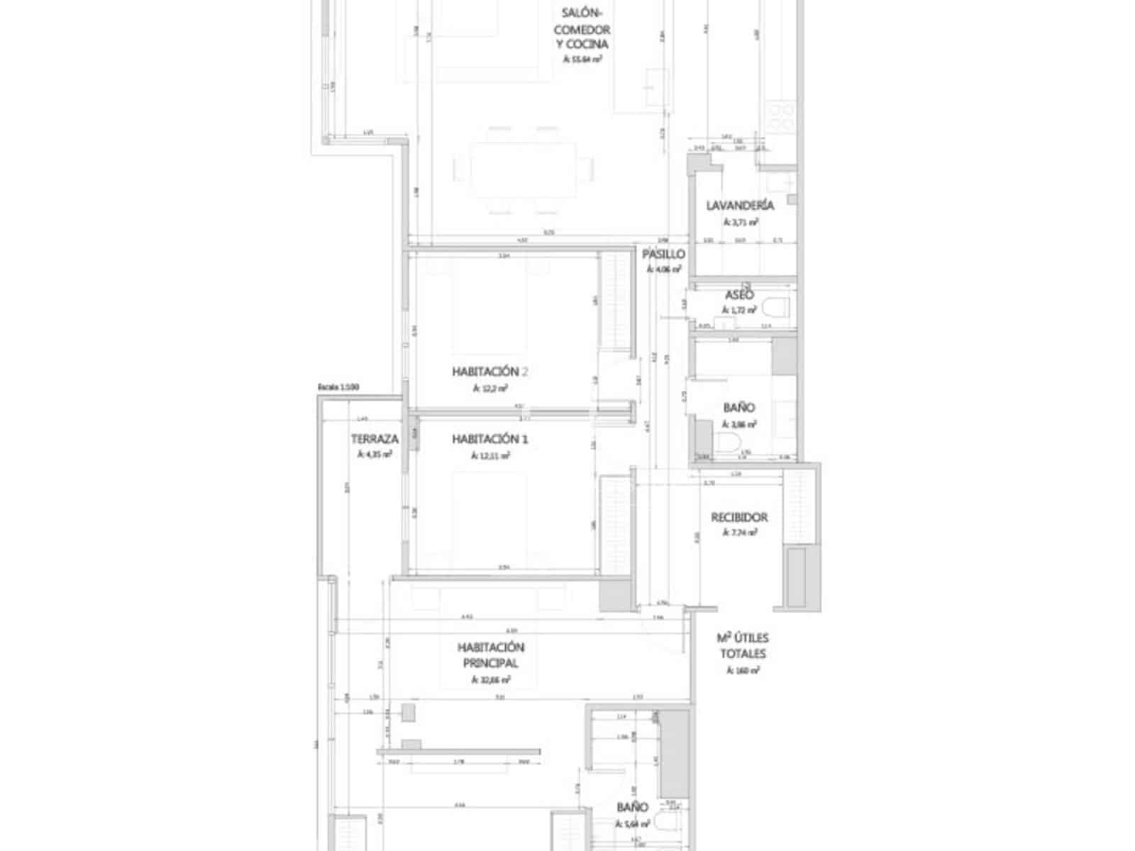 3 quarto Apartamento para venda em Madrid cidade com piscina garagem - 1 630 000 € (Ref: 9797427)