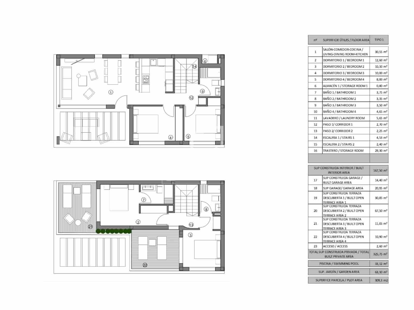 4 chambre Villa/Maison à vendre à Finestrat avec piscine garage - 755 000 € (Ref: 9798353)