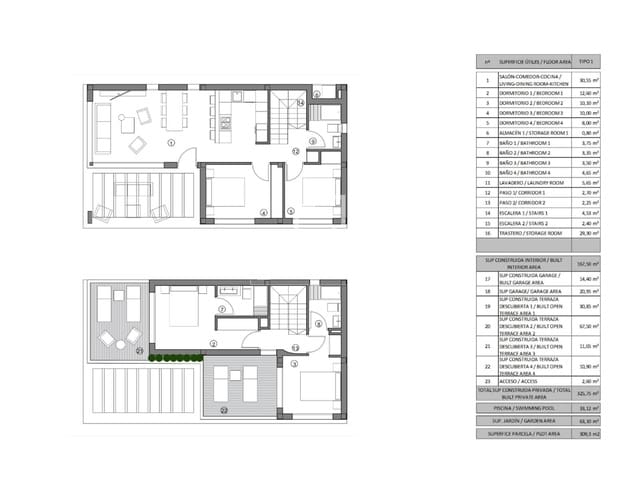 4 chambre Villa/Maison à vendre à Finestrat avec piscine garage - 755 000 € (Ref: 9798353)