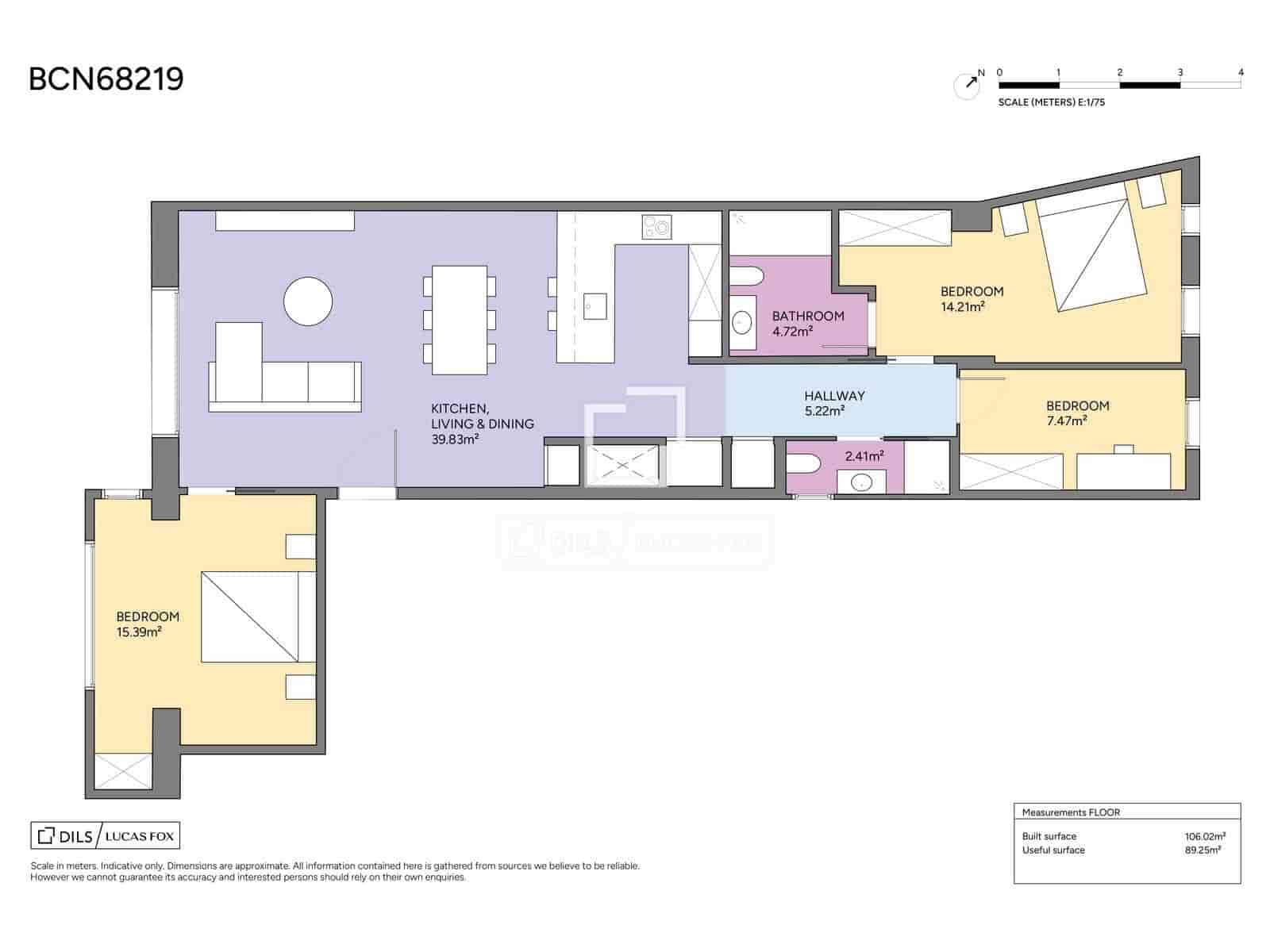 3 slaapkamer Appartement te koop in Barcelona stad - € 815.000 (Ref: 9802933)