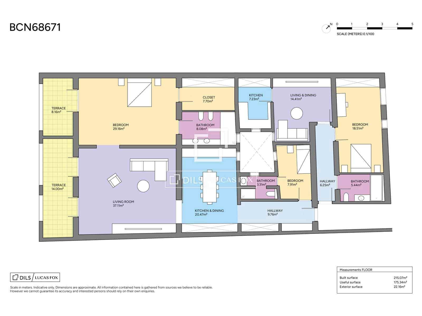 3 bedroom Apartment for sale in Barcelona city - € 895,000 (Ref: 9802941)