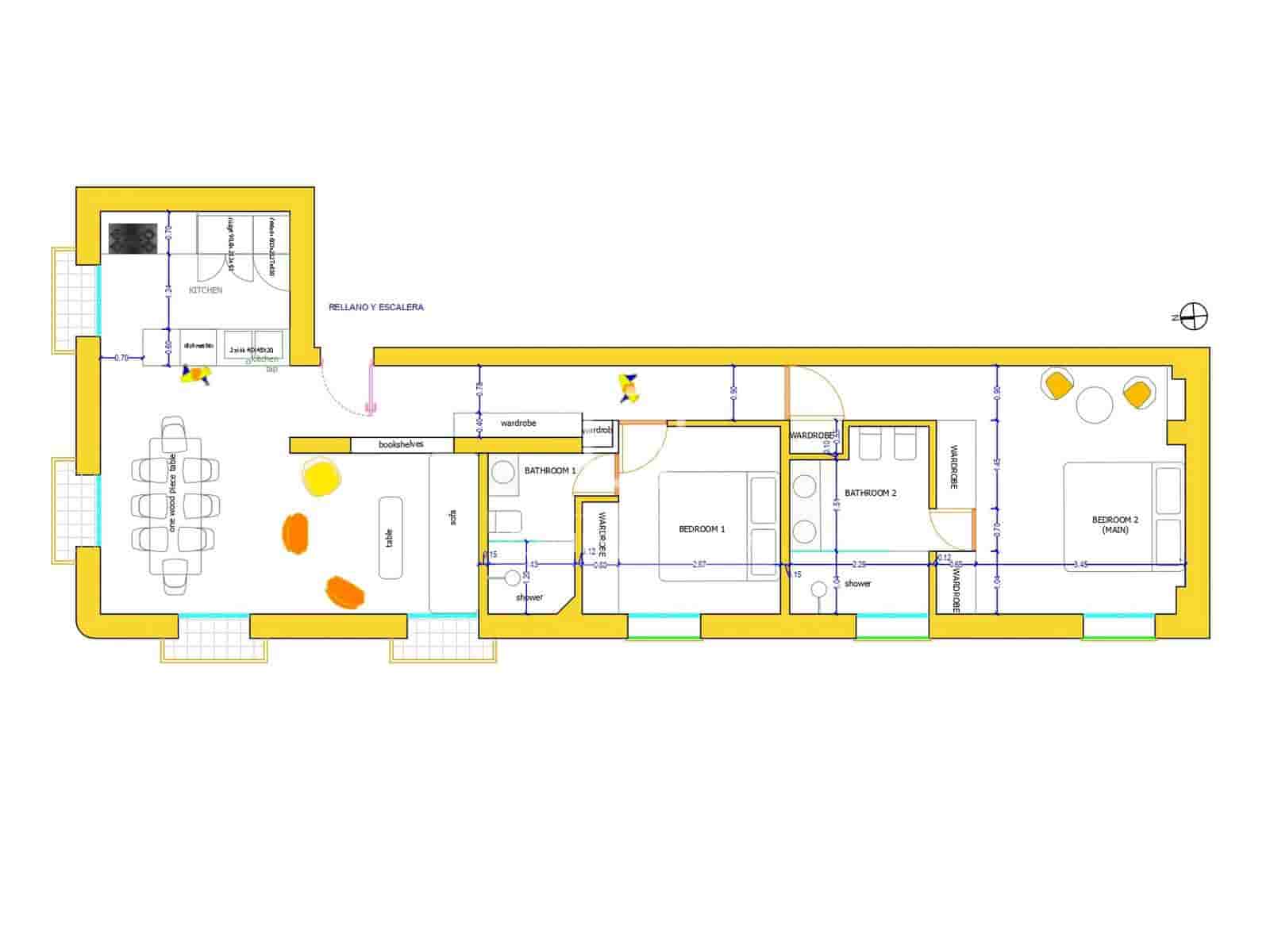 Apartamento de 2 habitaciones en Madrid ciudad en venta - 1.300.000 € (Ref: 9803721)