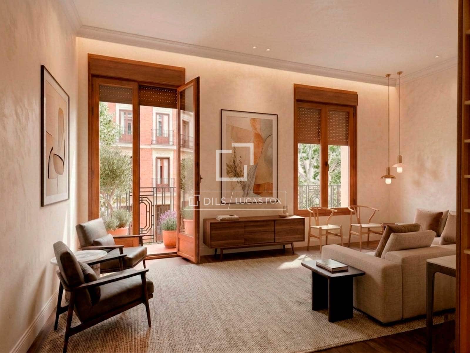 2 soveværelse Lejlighed til salg i Madrid by med garage - € 980.000 (Ref: 9805390)