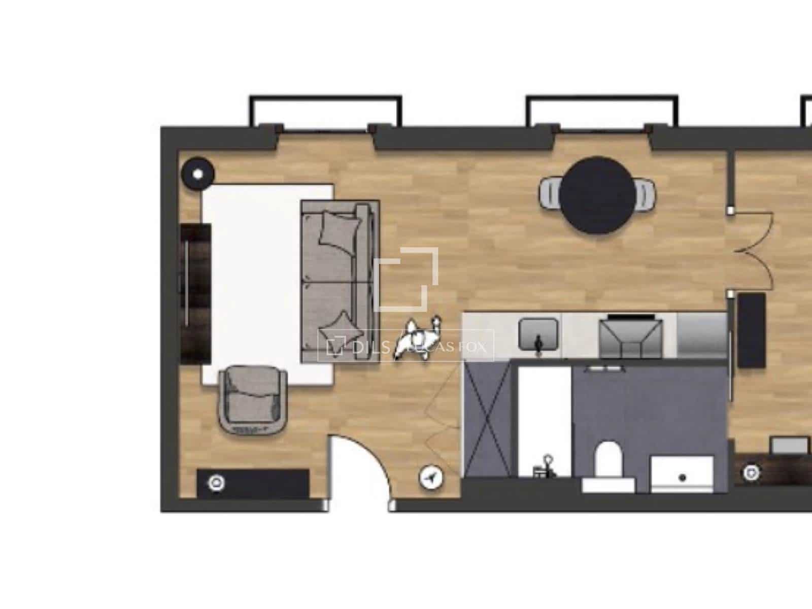 1 bedroom Apartment for sale in Barcelona city - € 545,000 (Ref: 9805393)