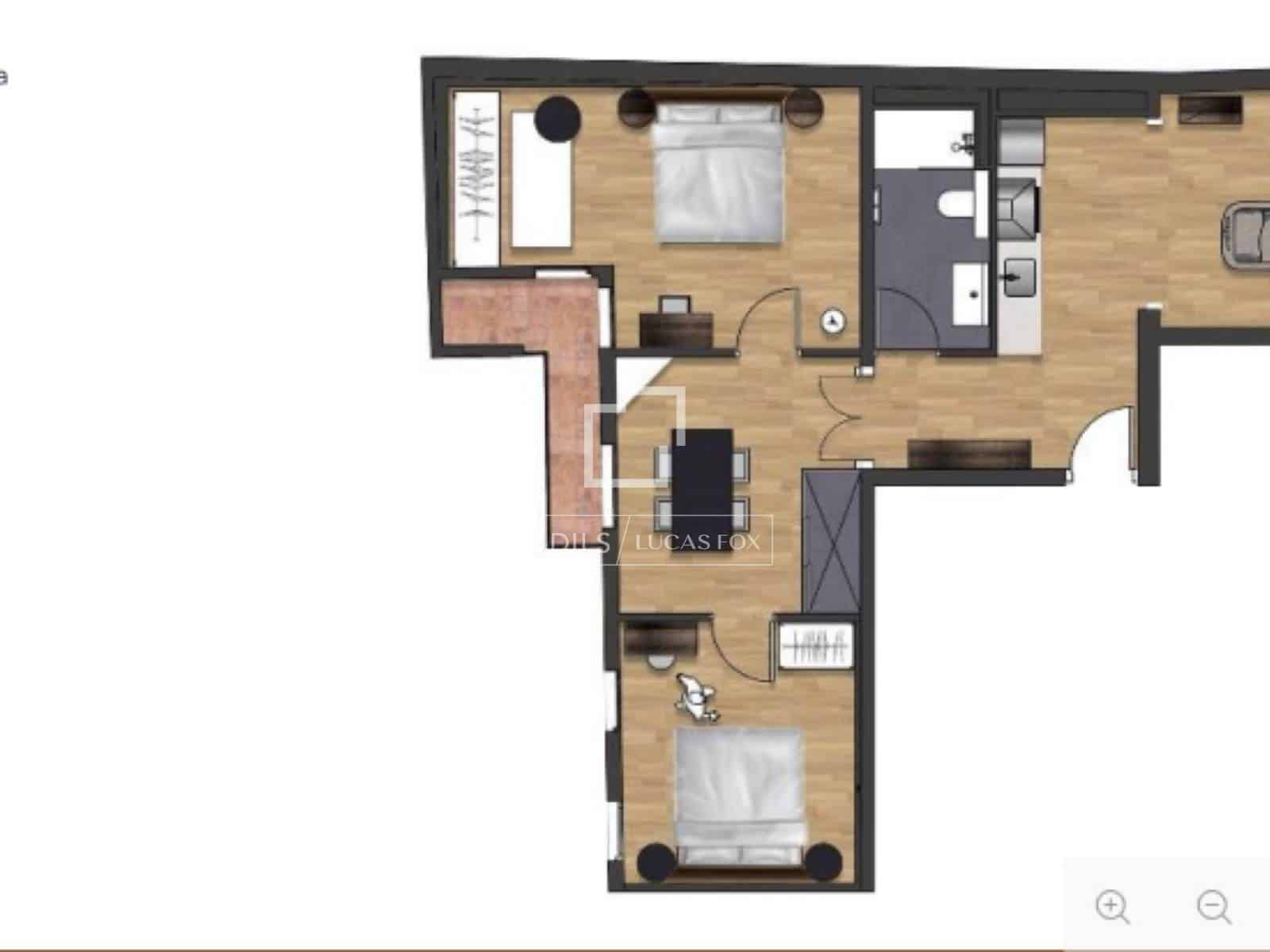 2 camera da letto Appartamento in vendita in Barcelona citta - 740.000 € (Rif: 9805394)