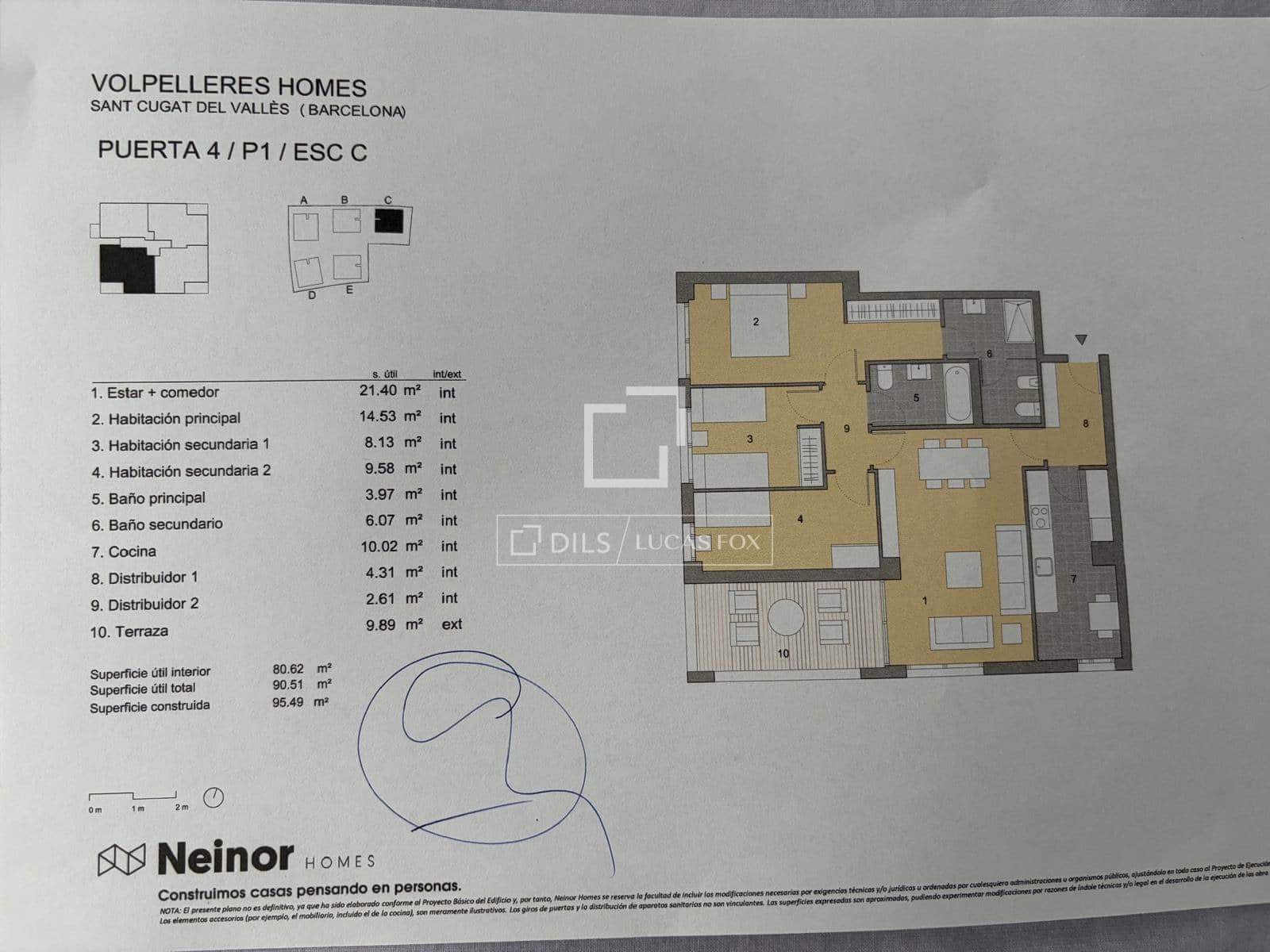 3 slaapkamer Appartement te koop in Sant Cugat del Valles met zwembad garage - € 625.000 (Ref: 9807406)