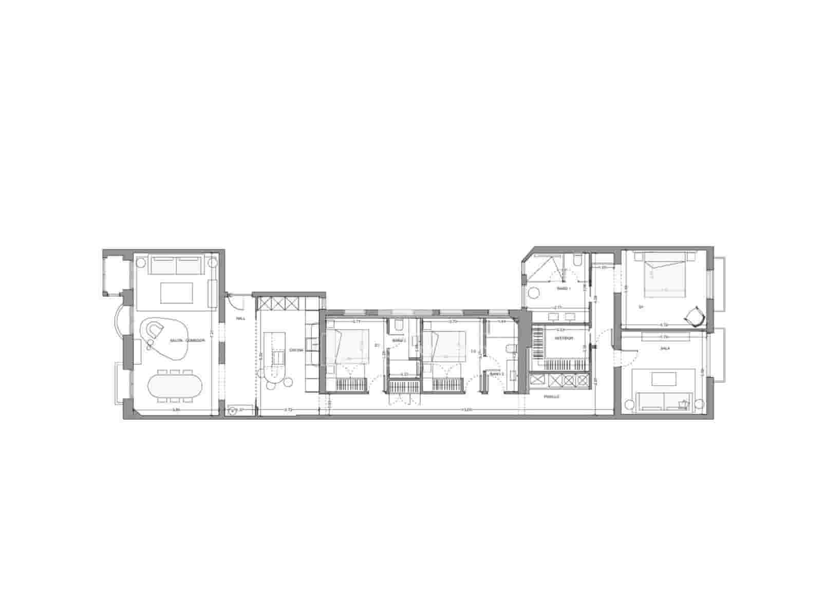 4 makuuhuone Huoneisto myytävänä paikassa Madrid kaupunki mukana 
autotalli - 2 700 000 € (Ref: 9809385)