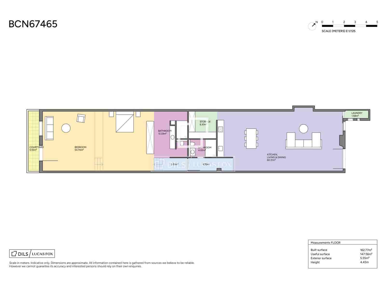 1 soverom Leilighet til salgs i Barcelona by - € 490 000 (Ref: 9810372)