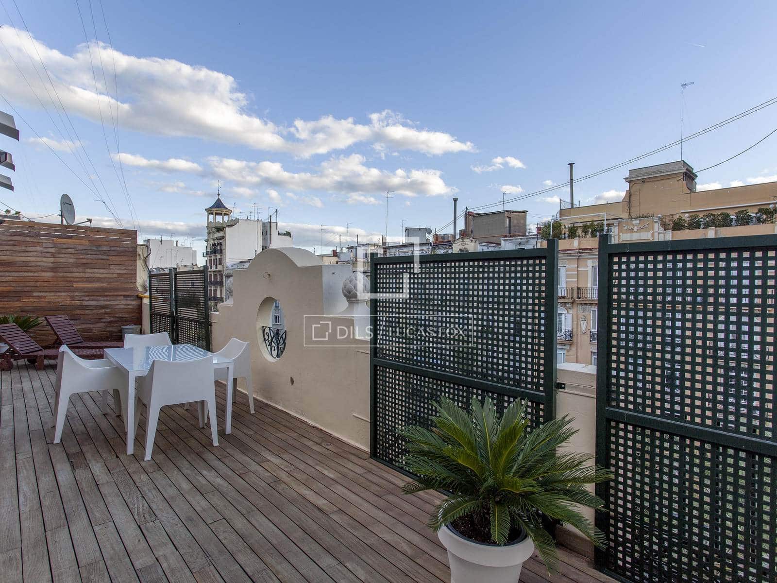 2 Zimmer Penthouse zu vermieten in Valencia Stadt - 3.500 € (Ref: 9816603)