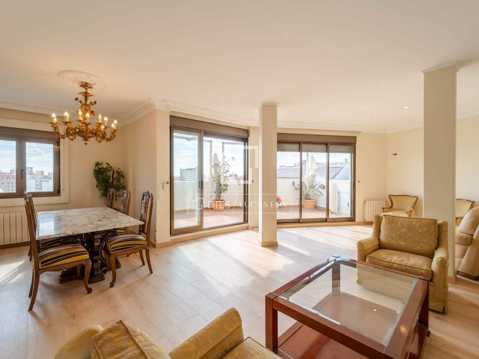 3 slaapkamer Penthouse te huur in Valencia stad - € 3.800 (Ref: 9819154)