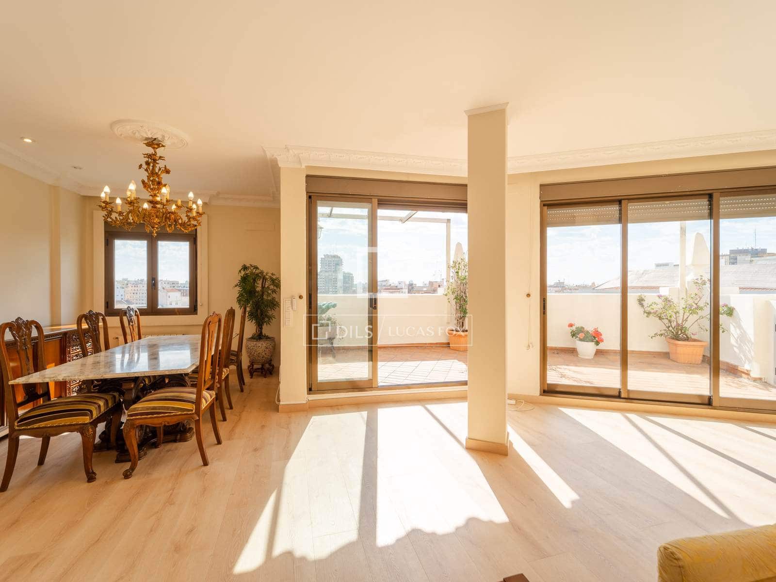 3 slaapkamer Penthouse te huur in Valencia stad - € 3.800 (Ref: 9819154)