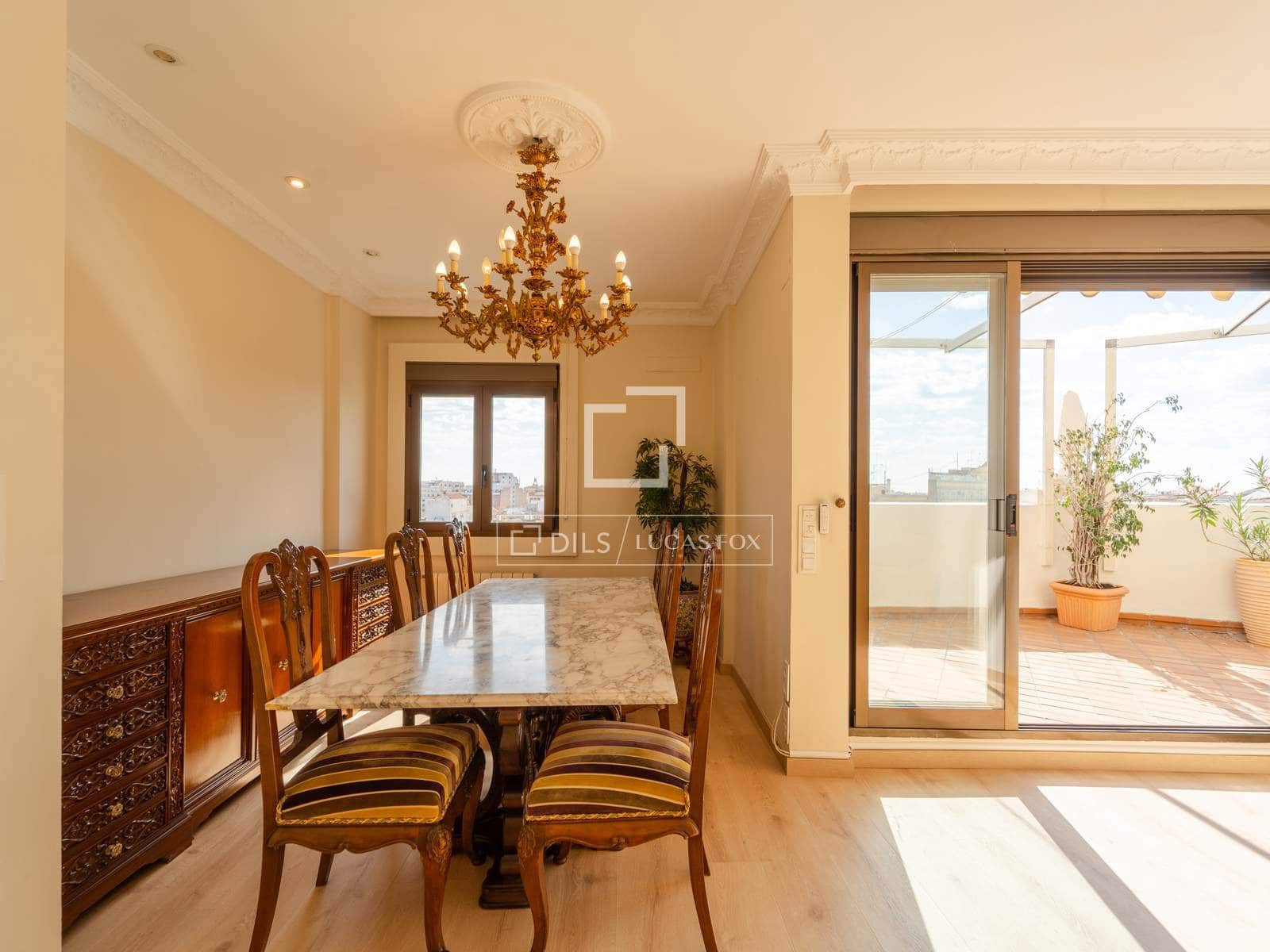 3 slaapkamer Penthouse te huur in Valencia stad - € 3.800 (Ref: 9819154)