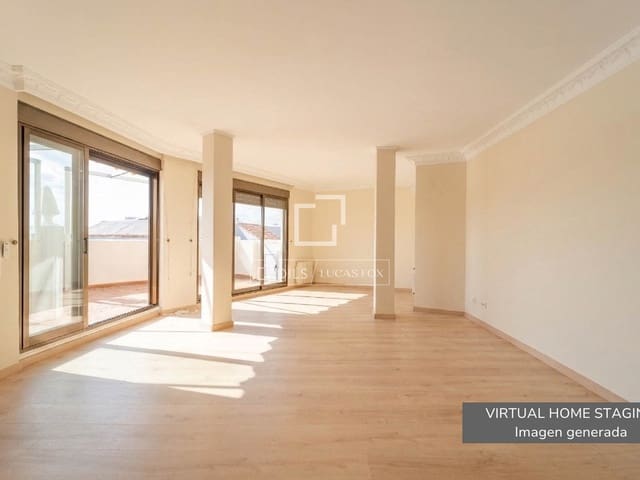 Ático de 3 habitaciones en València ciudad en alquiler - 3.300 € (Ref: 9819154)