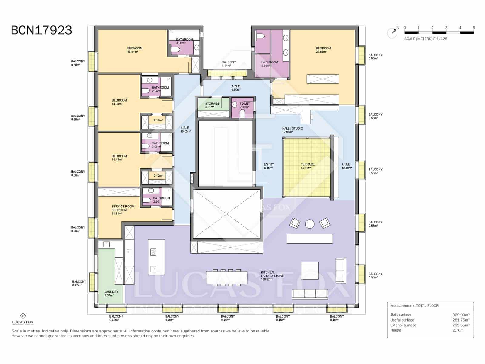5 sypialnia Penthouse na sprzedaż w Miasto Barcelona - 5 800 000 € (Ref: 9820725)