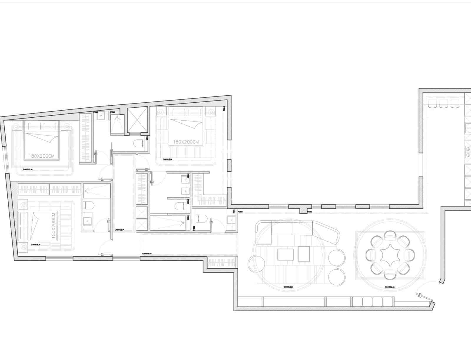 3 makuuhuone Huoneisto myytävänä paikassa Madrid kaupunki - 1 599 000 € (Ref: 9823847)