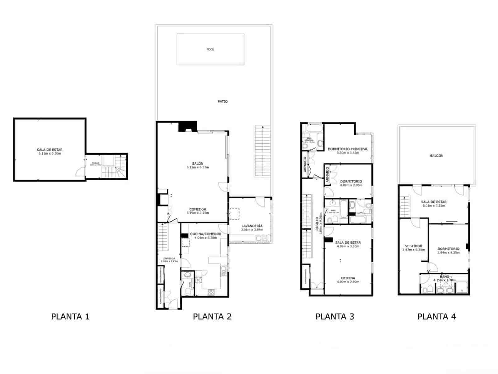 5 Zimmer Villa zu verkaufen in Madrid Stadt mit Pool Garage - 2.390.000 € (Ref: 9824121)