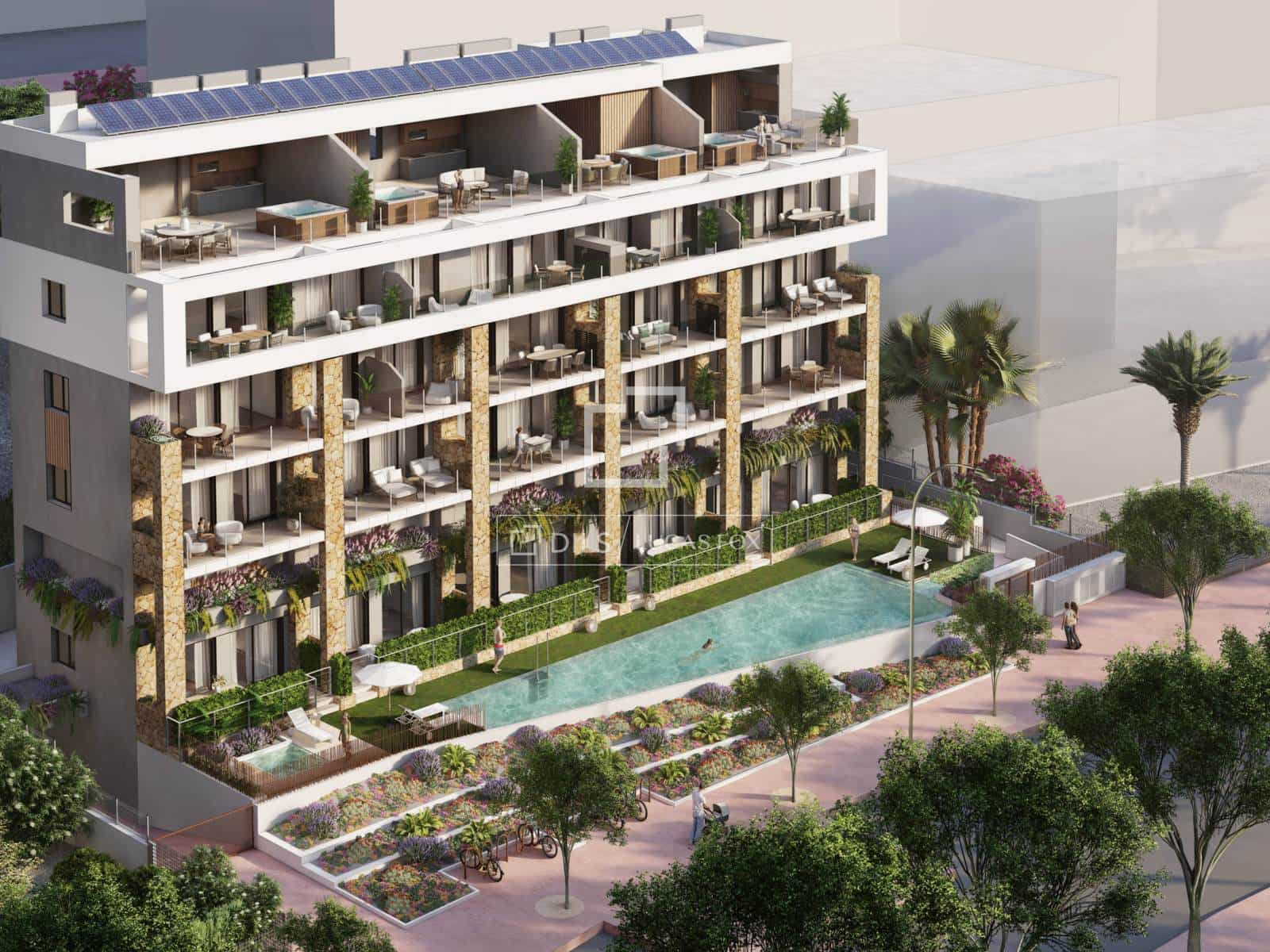 1 bedroom Apartment for sale in La Villajoyosa / Vila Joiosa with pool garage - € 529,000 (Ref: 9828005)
