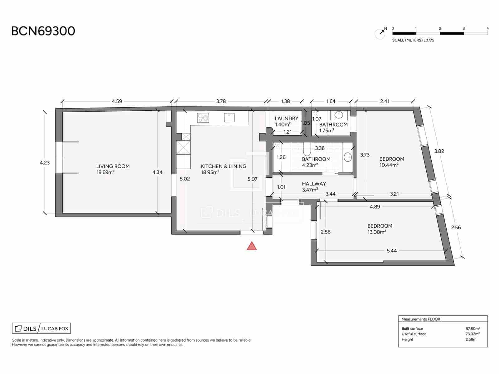 2 soverom Leilighet til salgs i Barcelona by - € 550 000 (Ref: 9832279)