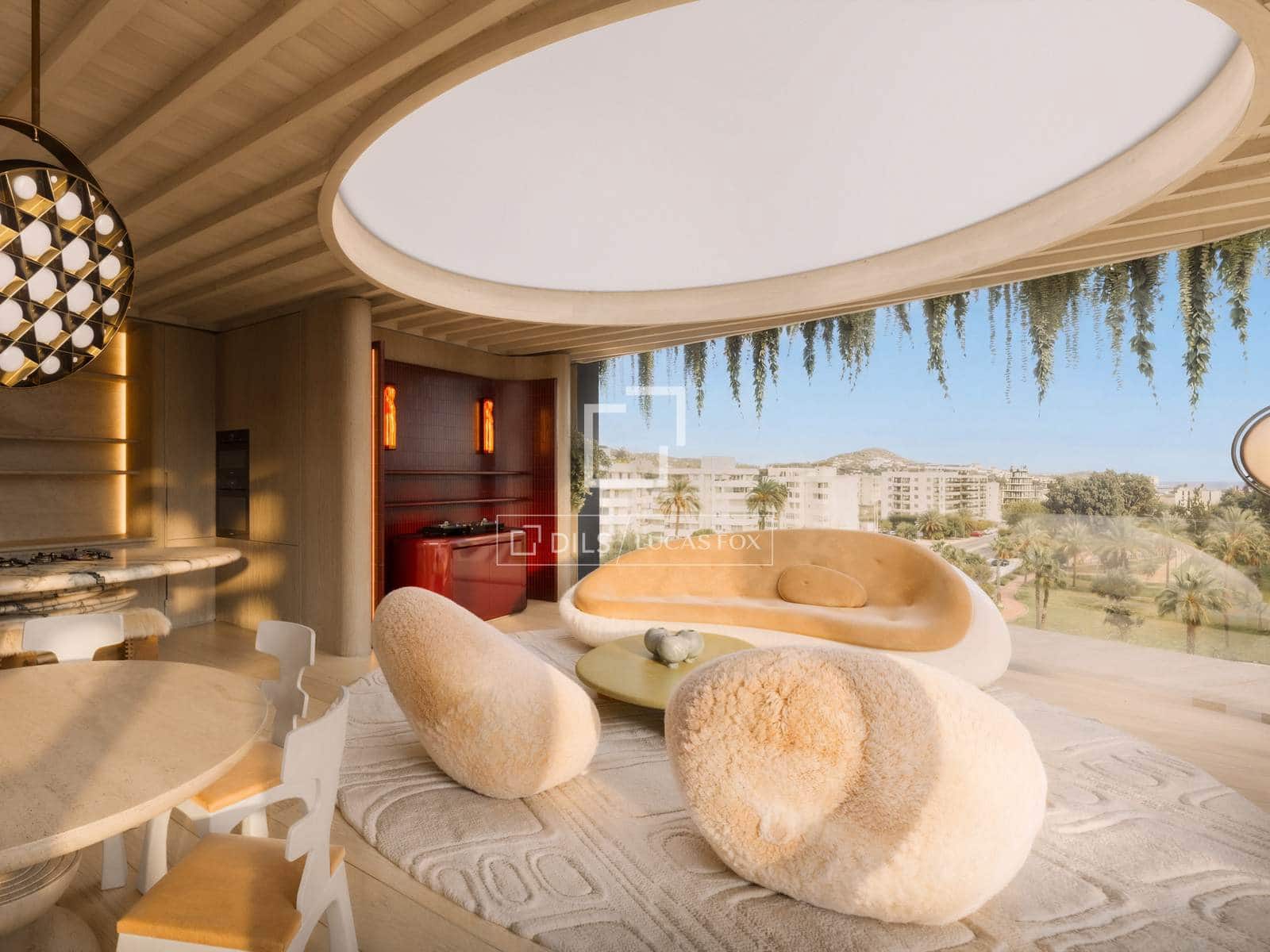 2 bedroom Apartment for sale in Ibiza / Eivissa town with pool garage - € 2,279,603 (Ref: 9832718)