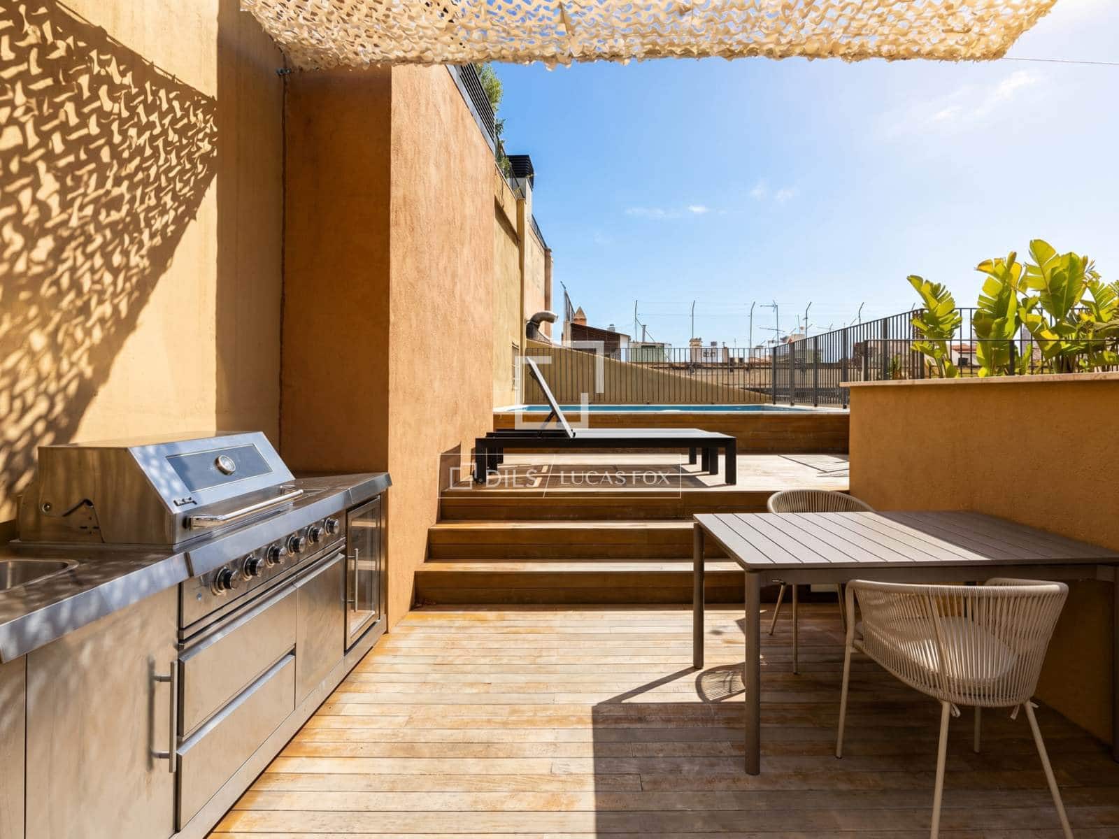2 slaapkamer Appartement te huur in Barcelona stad met zwembad - € 3.900 (Ref: 9834215)
