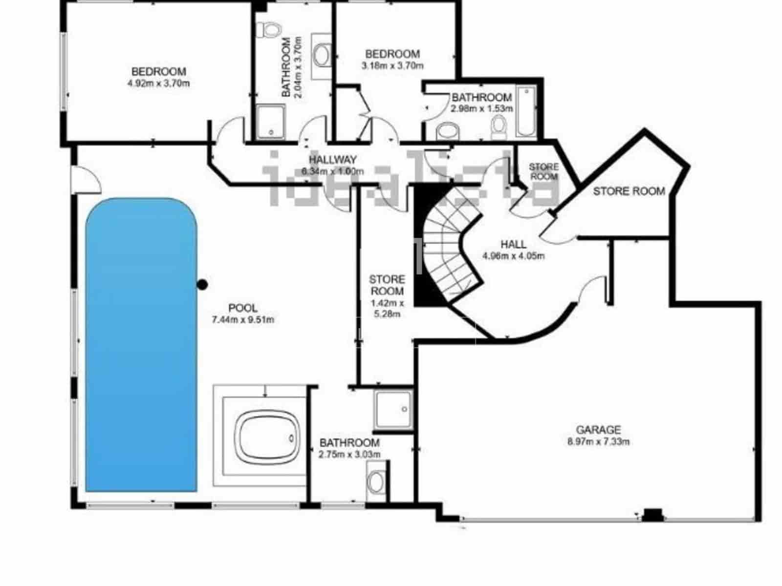 7 bedroom Villa for sale in Madrid city with pool garage - € 2,750,000 (Ref: 9834538)