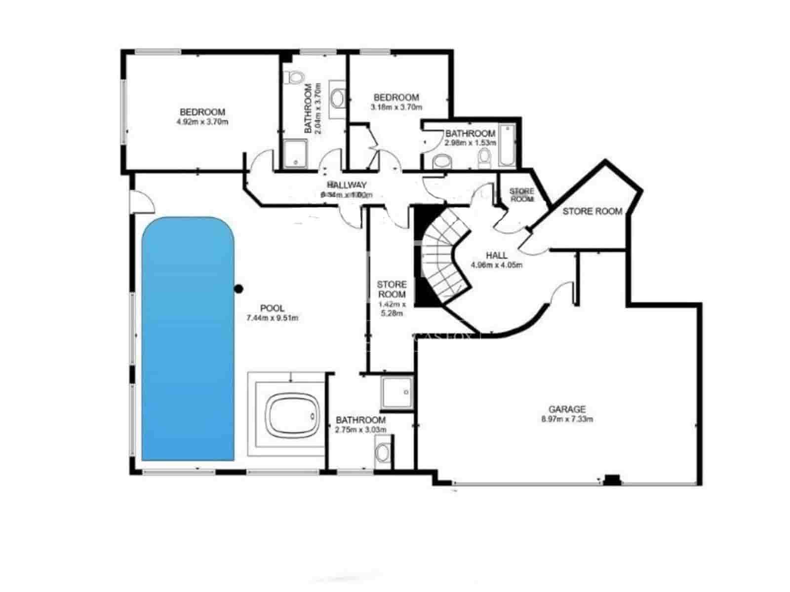 7 bedroom Villa for sale in Madrid city with pool garage - € 2,750,000 (Ref: 9834538)
