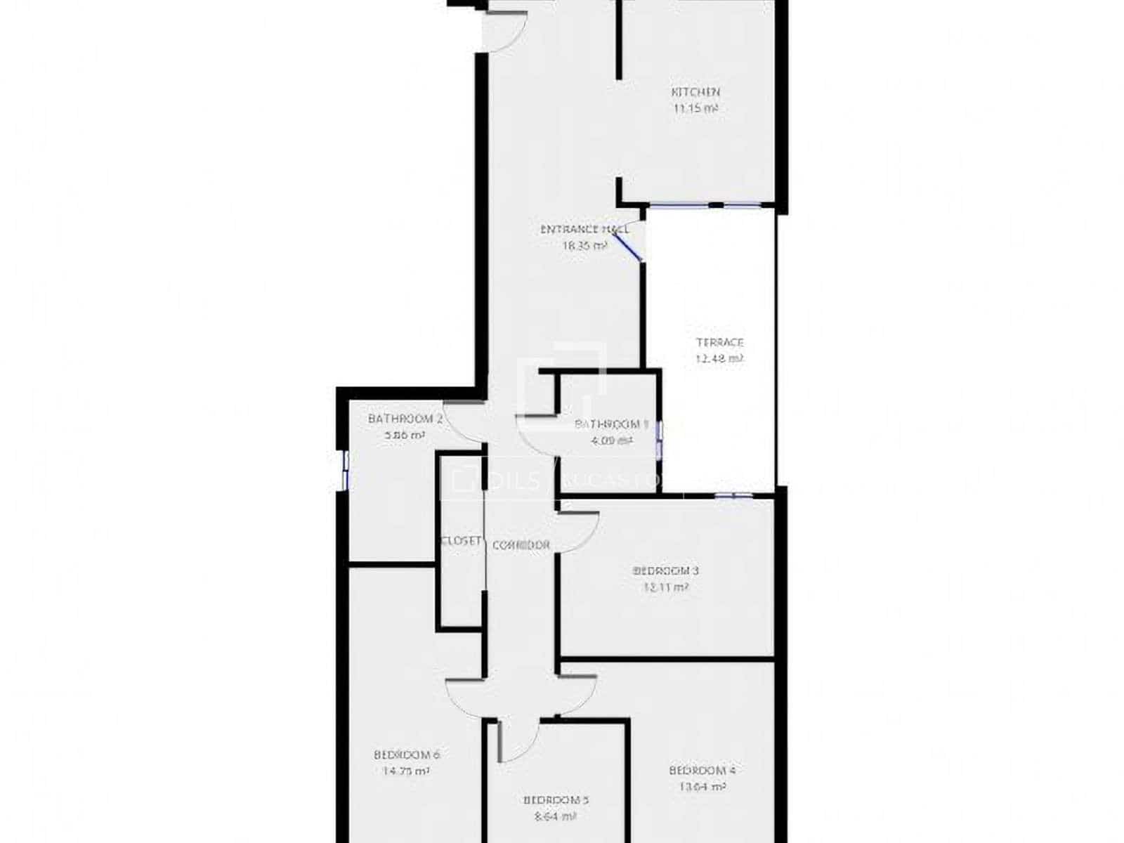 6 bedroom Apartment for sale in Valencia city - € 690,000 (Ref: 9841537)