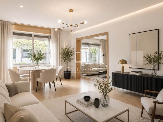 4 soveværelse Lejlighed til salg i Almagro, Madrid by med swimmingpool garage - € 2.650.000 (Ref: 9841706)