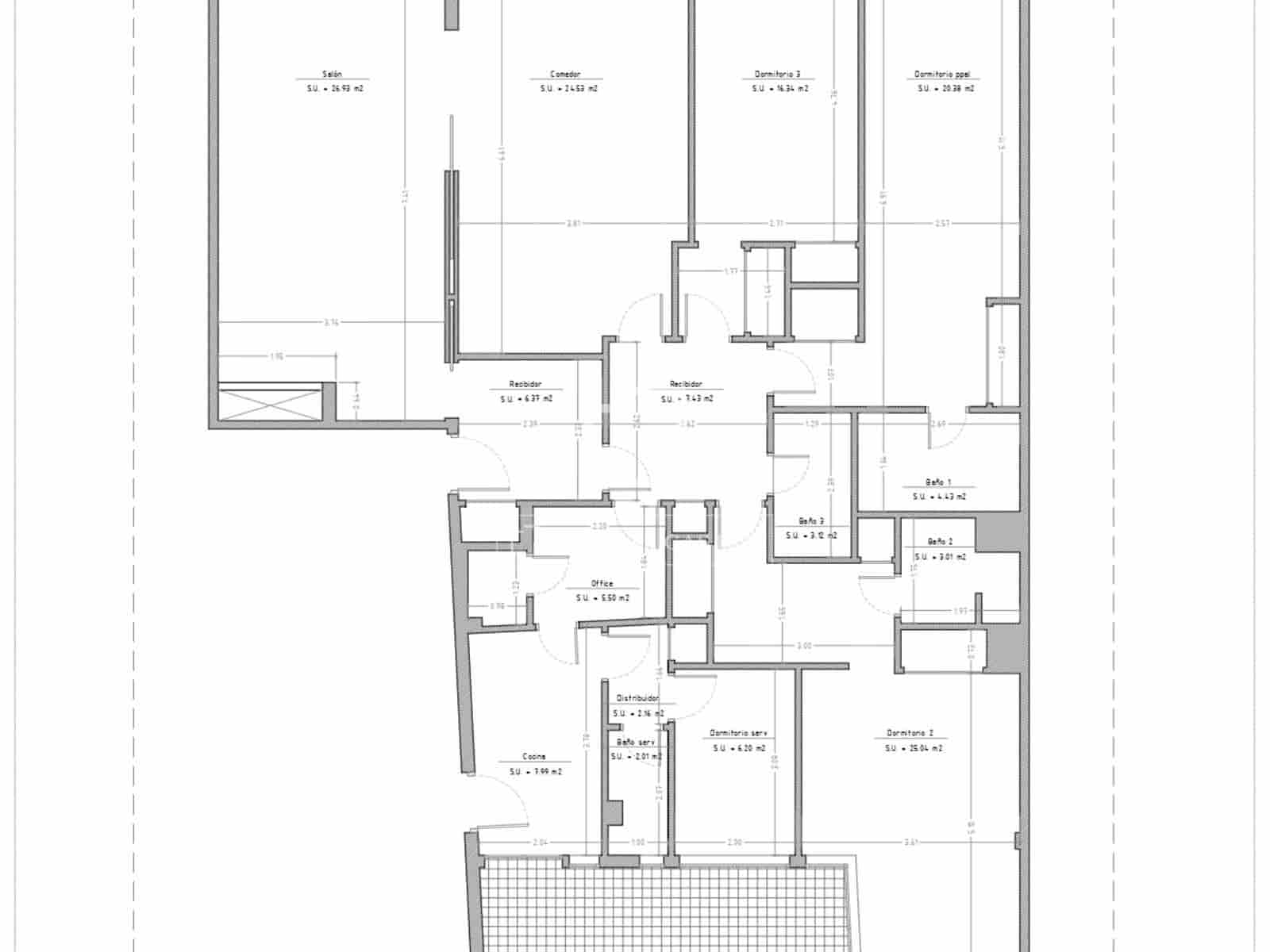 4 camera da letto Appartamento in vendita in Madrid citta con piscina garage - 2.300.000 € (Rif: 9841706)