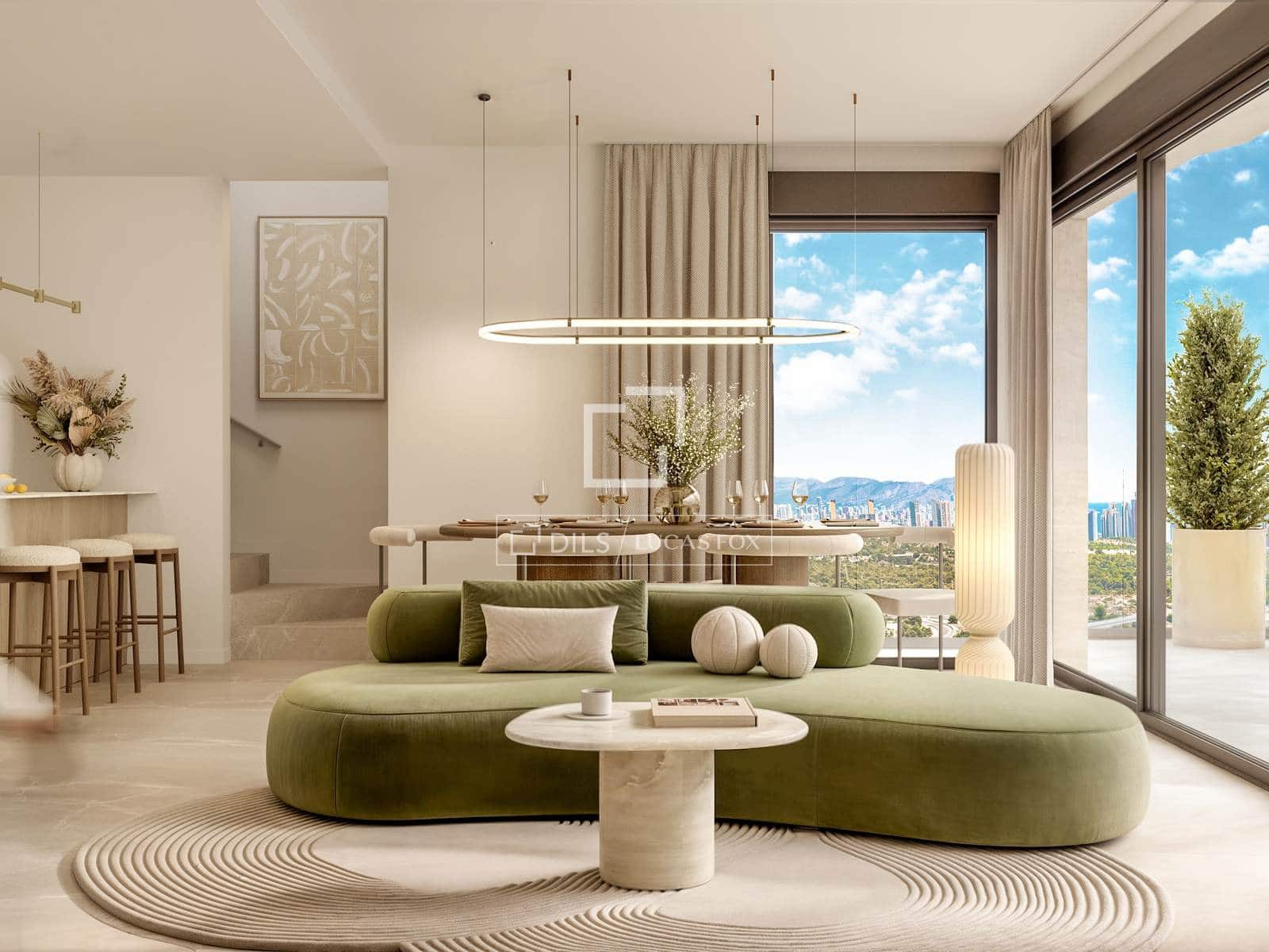 2 bedroom Apartment for sale in Finestrat with pool garage - € 450,000 (Ref: 9850052)