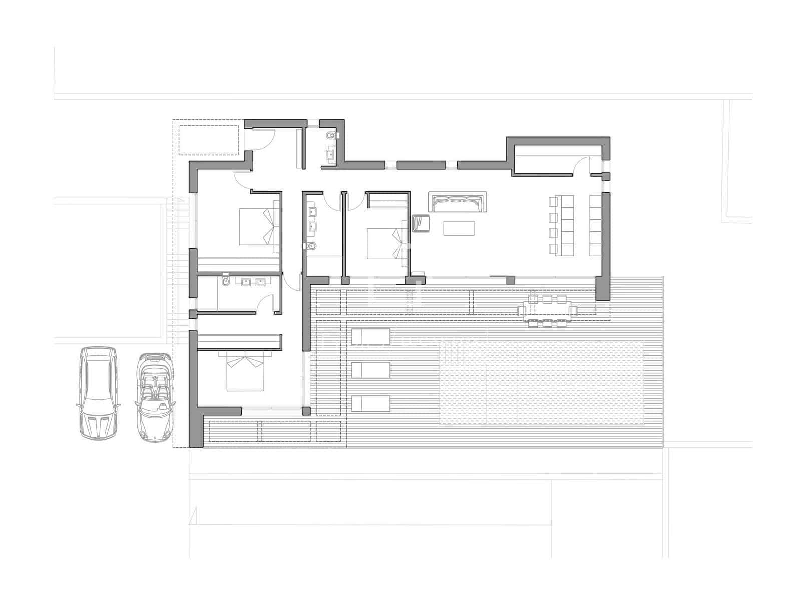 3 sovrum Villa till salu i Calpe / Calp med pool garage - 899 000 € (Ref: 9850058)