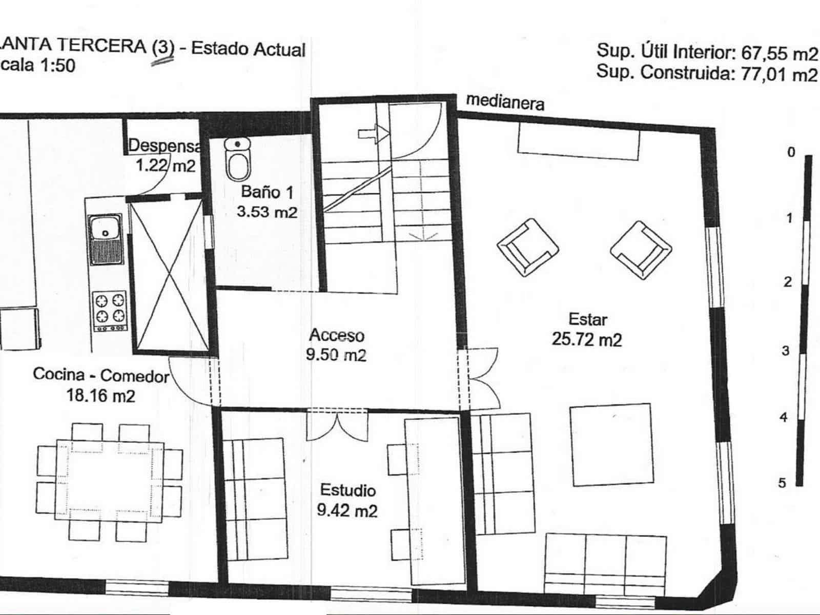 3 quarto Penthouse para venda em Palma de Mallorca - 1 650 000 € (Ref: 9850465)