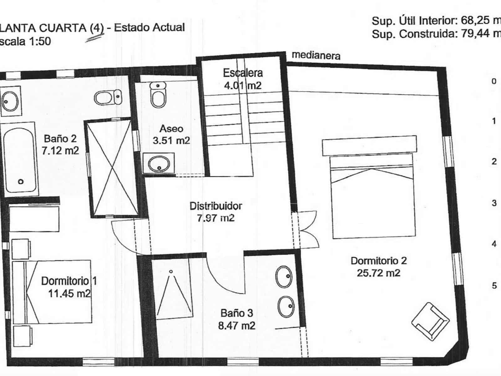 3 quarto Penthouse para venda em Palma de Mallorca - 1 650 000 € (Ref: 9850465)