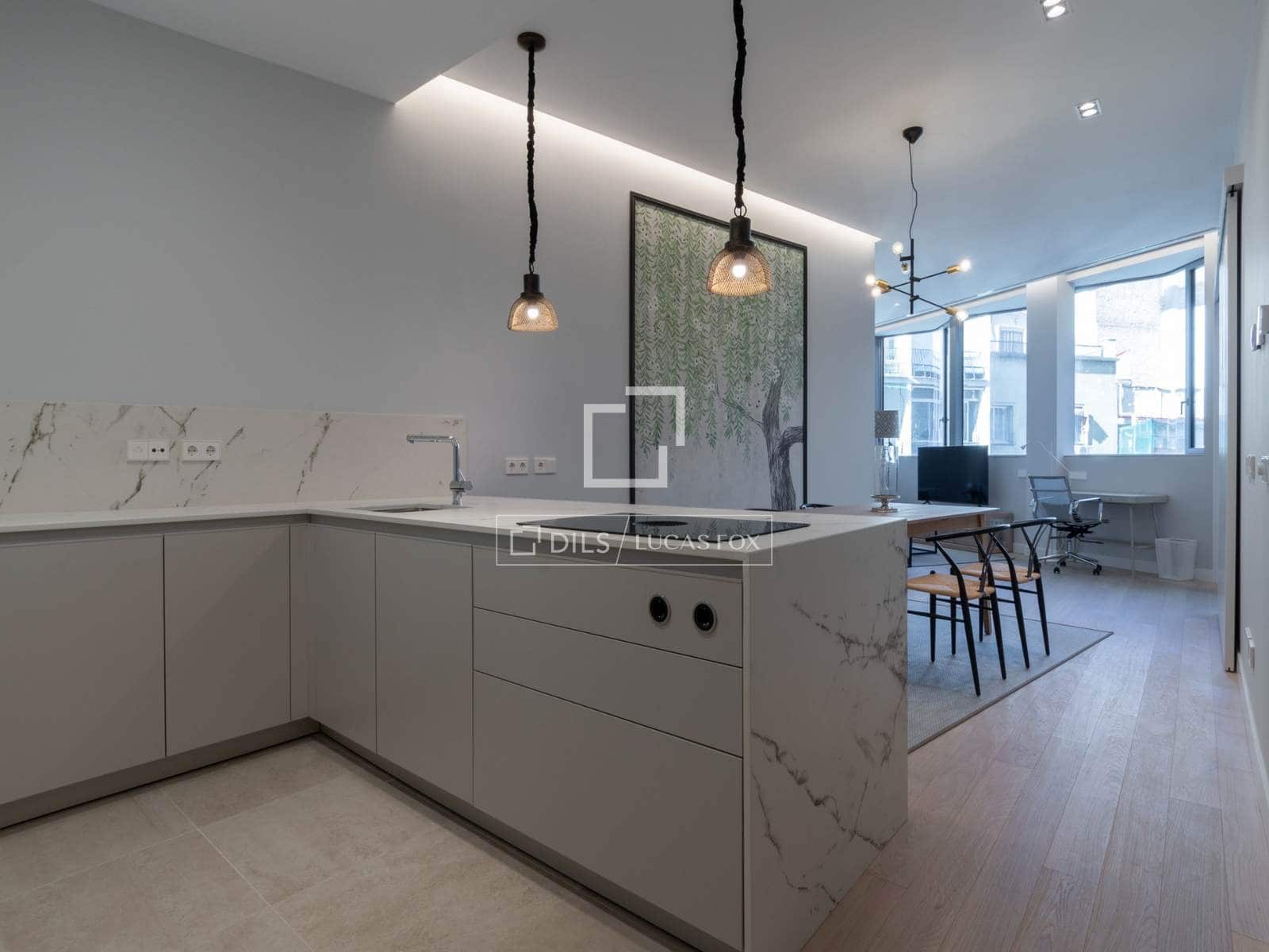 1 soveværelse Lejlighed til leje i Madrid by - € 3.400 (Ref: 9850568)
