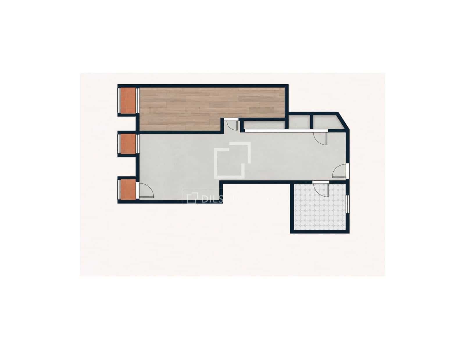 1 soverom Leilighet til salgs i Madrid by - € 475 000 (Ref: 9860784)