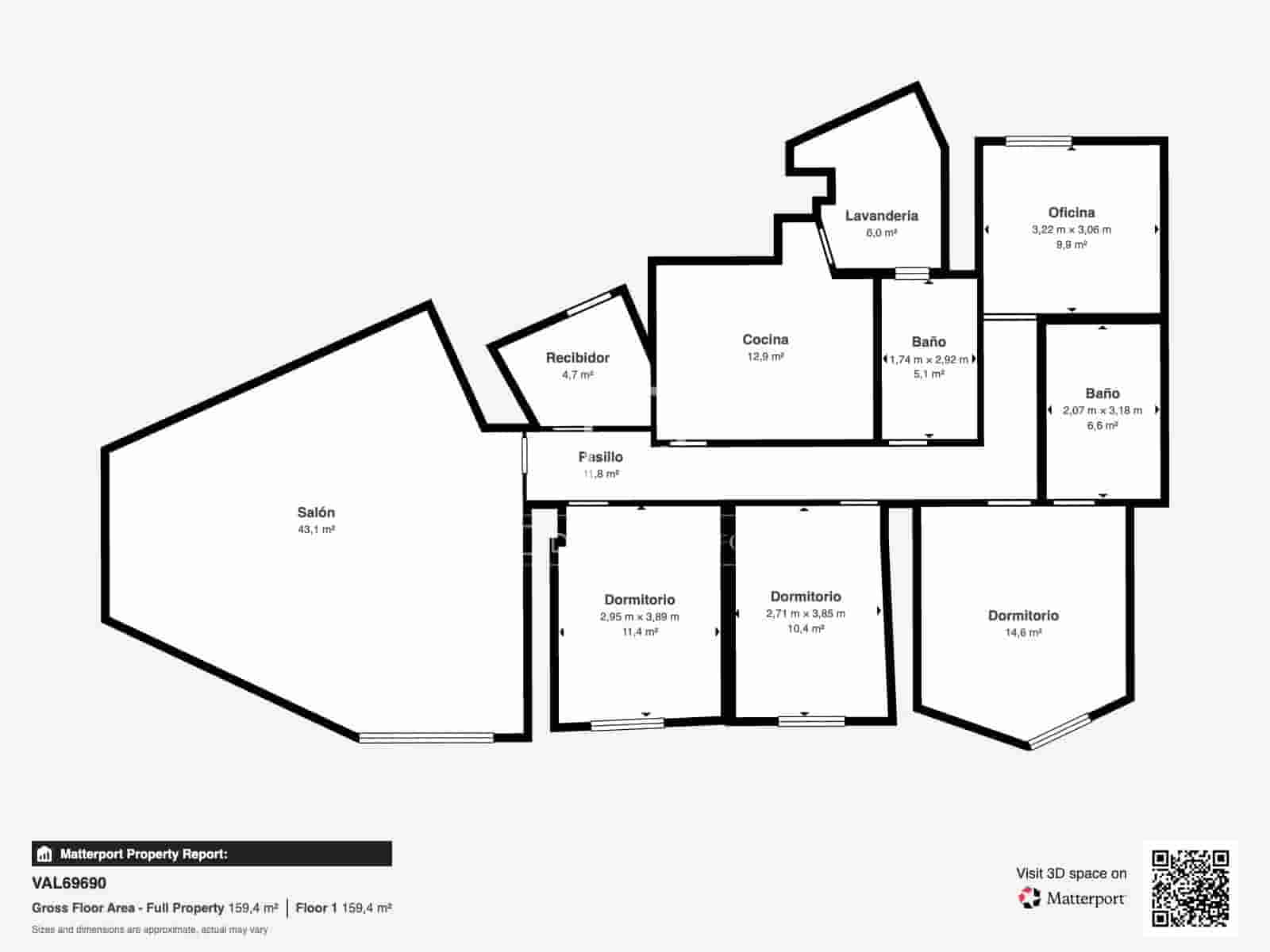 4 bedroom Apartment for rent in Valencia city with garage - € 3,500 (Ref: 9860937)