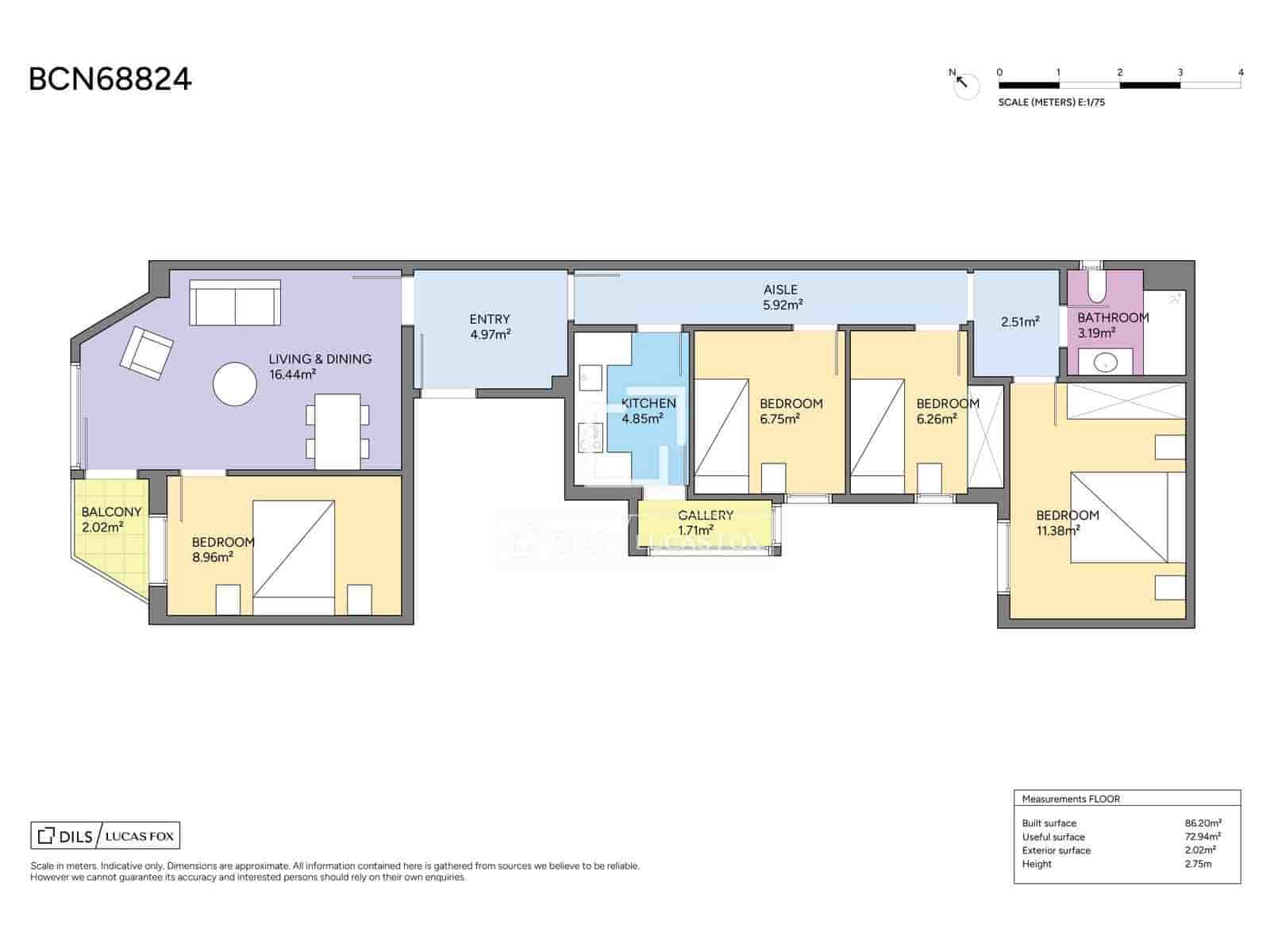 4 bedroom Apartment for sale in Barcelona city - € 430,000 (Ref: 9863538)
