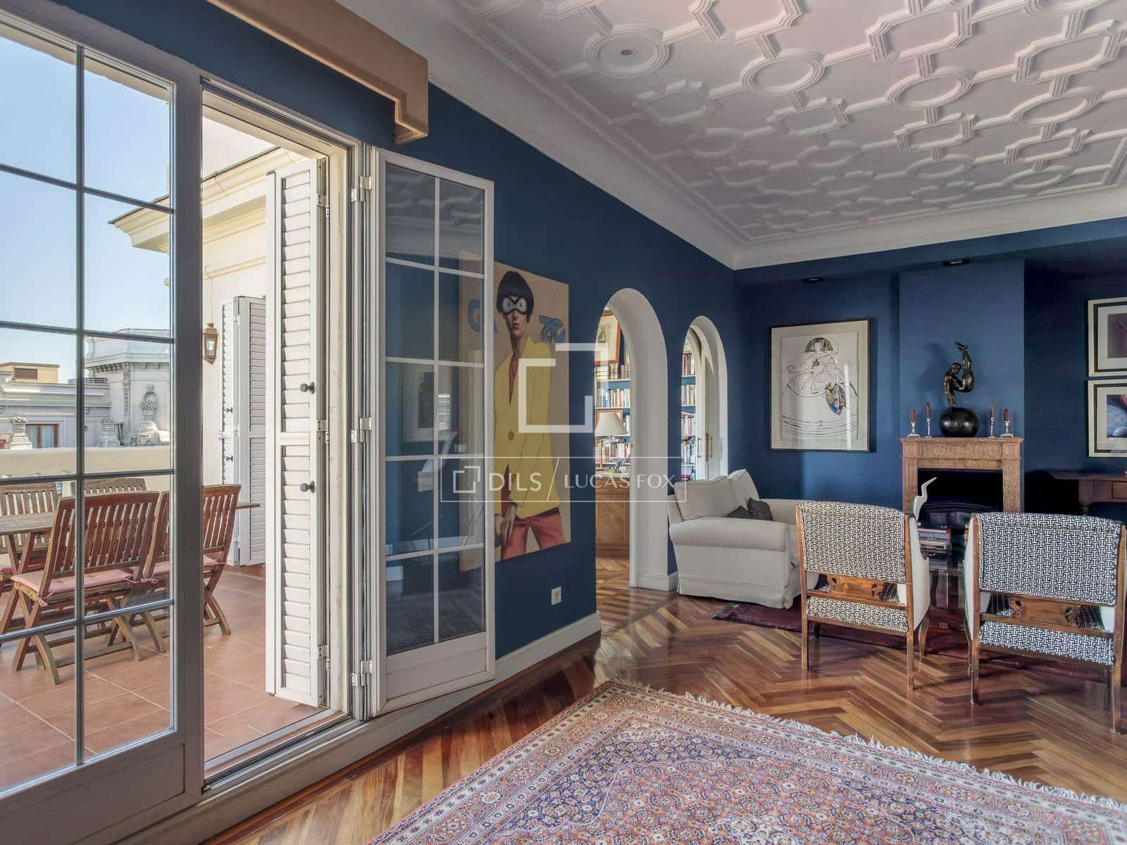4 soveværelse Penthouse til leje i Madrid by med garage - € 15.000 (Ref: 9867297)