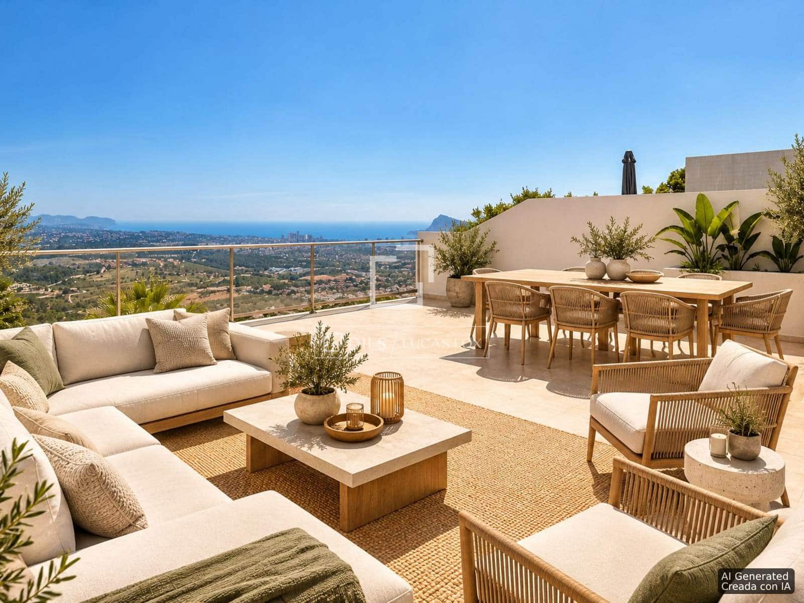 Chalet de 3 habitaciones en Calpe / Calp en venta con piscina garaje - 489.000 € (Ref: 9867423)