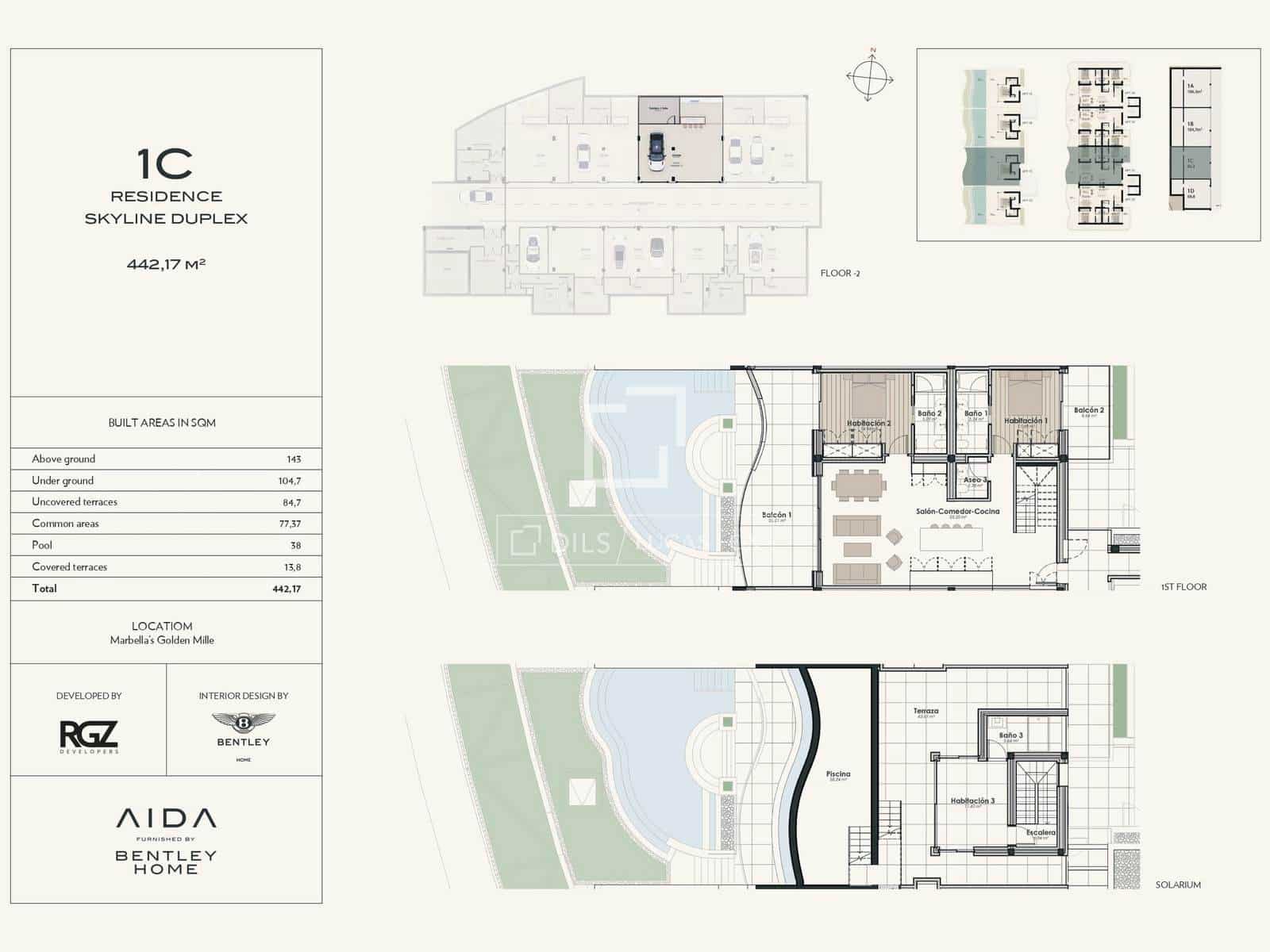 3 chambre Penthouse à vendre à Elviria avec piscine garage - 3 750 000 € (Ref: 9867785)