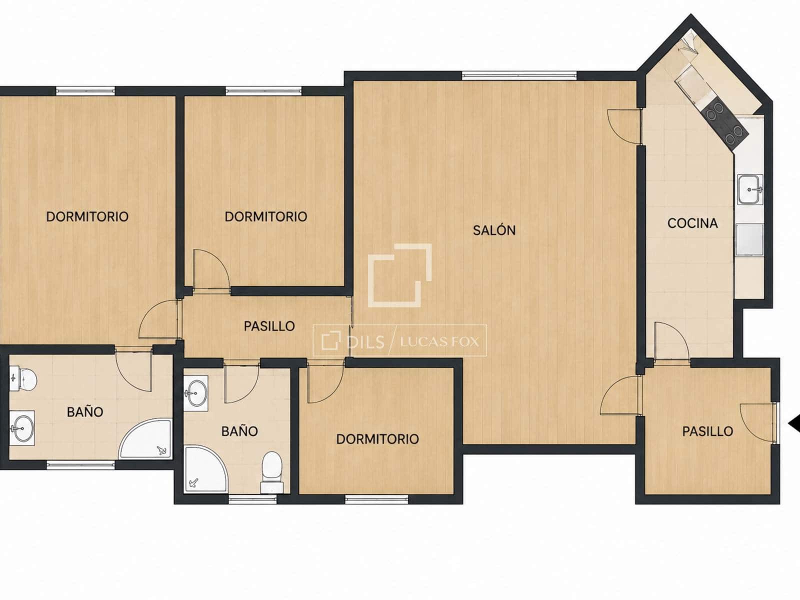 3 soverom Leilighet til salgs i Les Botigues de Sitges med svømmebasseng garasje - € 785 000 (Ref: 9867922)